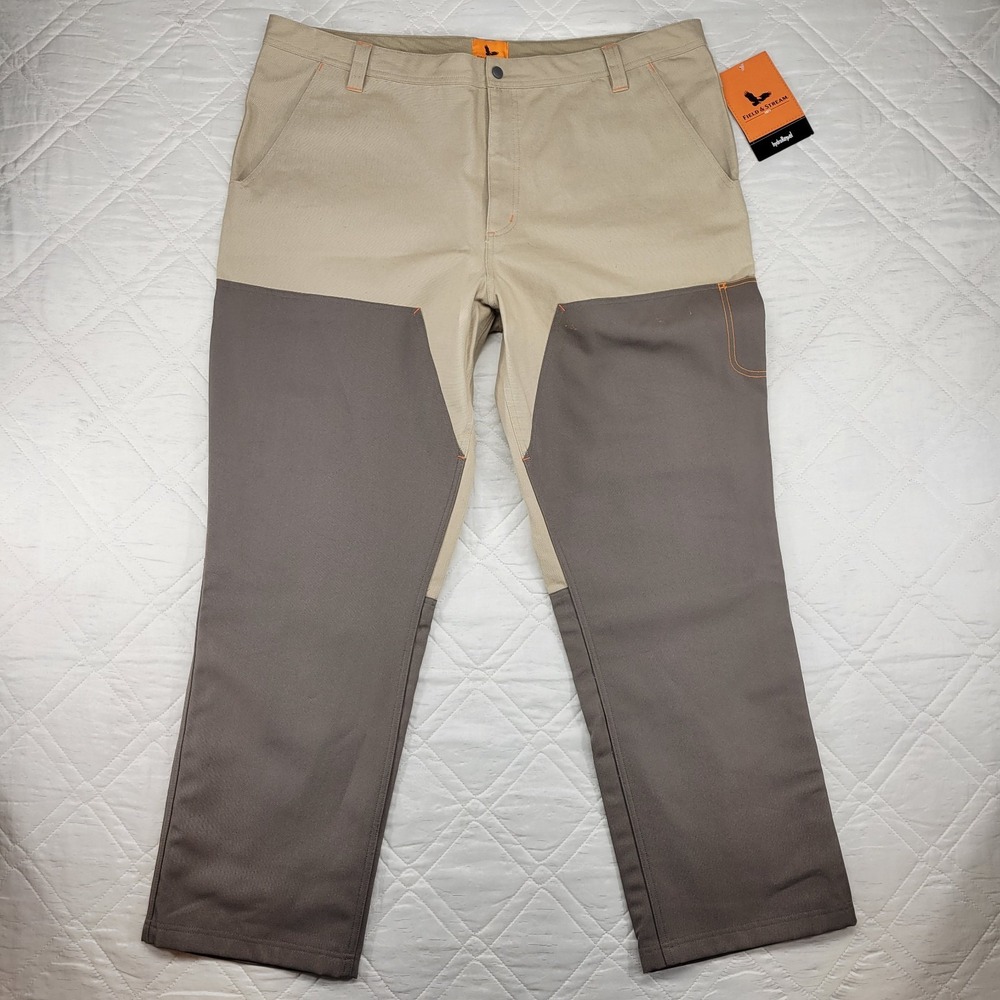 Field & Stream hydroRepel‎ EveryHunt tan field pants size 44X31 nwt
